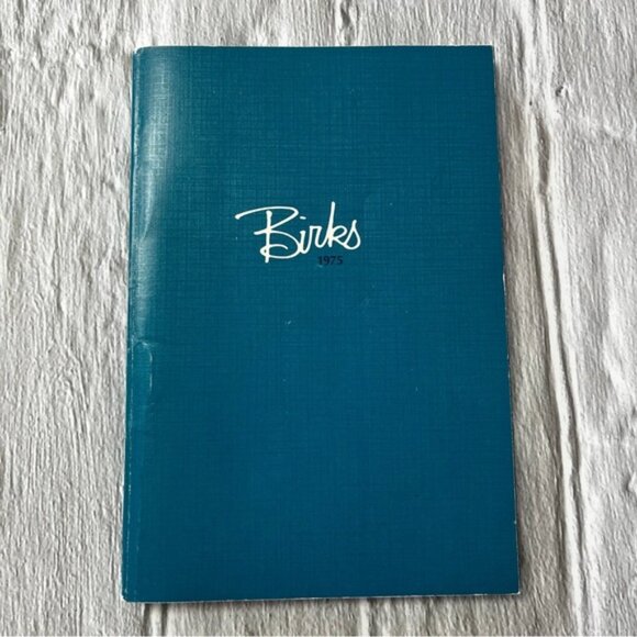 Vintage 1975 Birks Blue Book Christmas Gift Catalog Jewelry - Picture 1 of 8